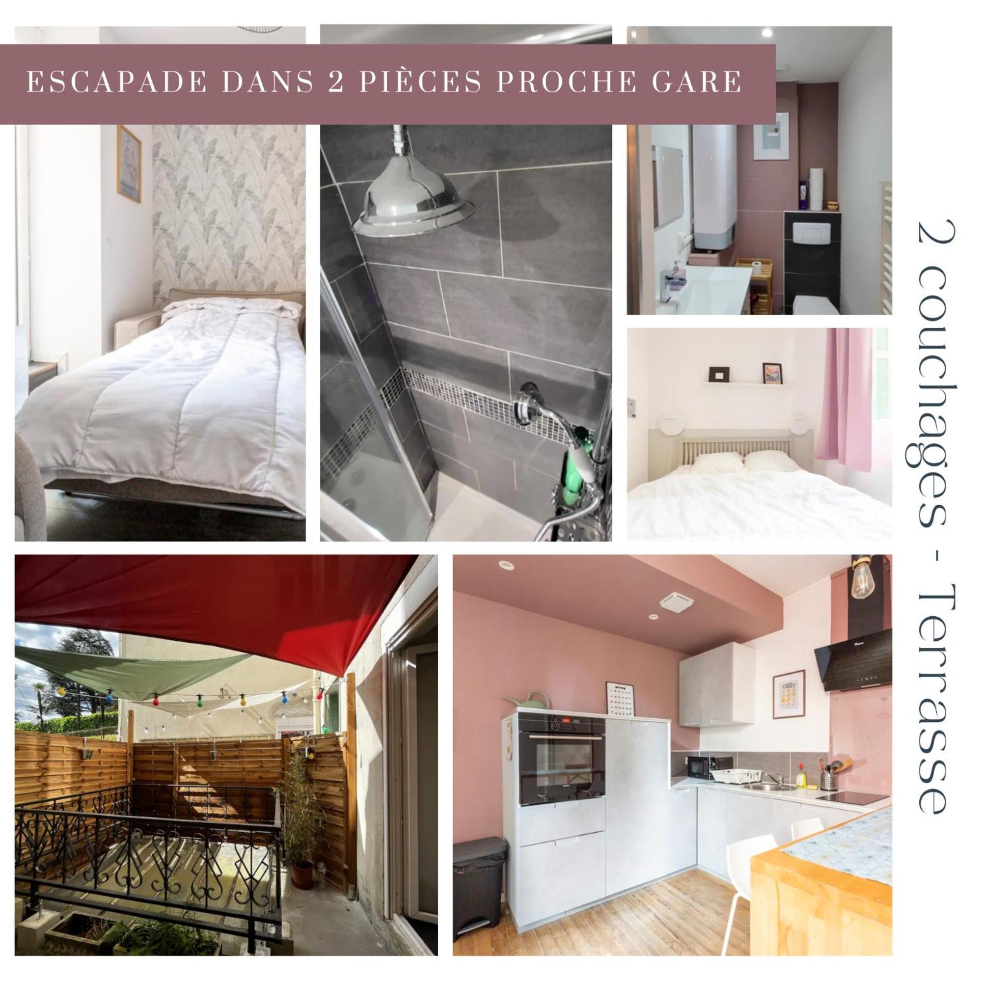 Escapade A Lourdes Dans Beau T2 Avec Terrasse - Proche Gare Et Centre Ville Екстериор снимка